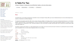 Desktop Screenshot of en.tablepourdeux.com